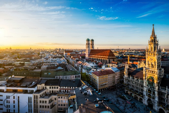 Blick auf München