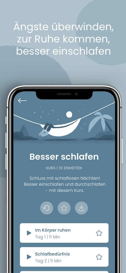 balloon-how-to-asset-1 Grafik mit einer Abbildung des Kurses "Besser Schlafen" in der Balloon App.