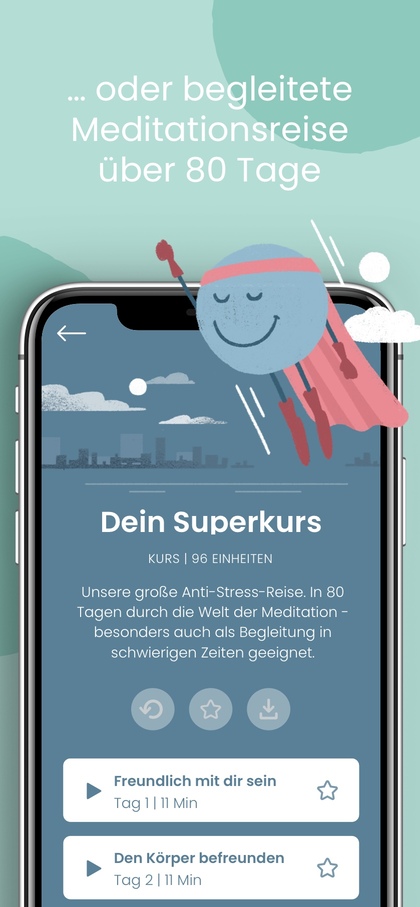 balloon-how-to-asset-3 Grafik mit einer Abbildung von "Deinem Superkurs" in der Balloon App.