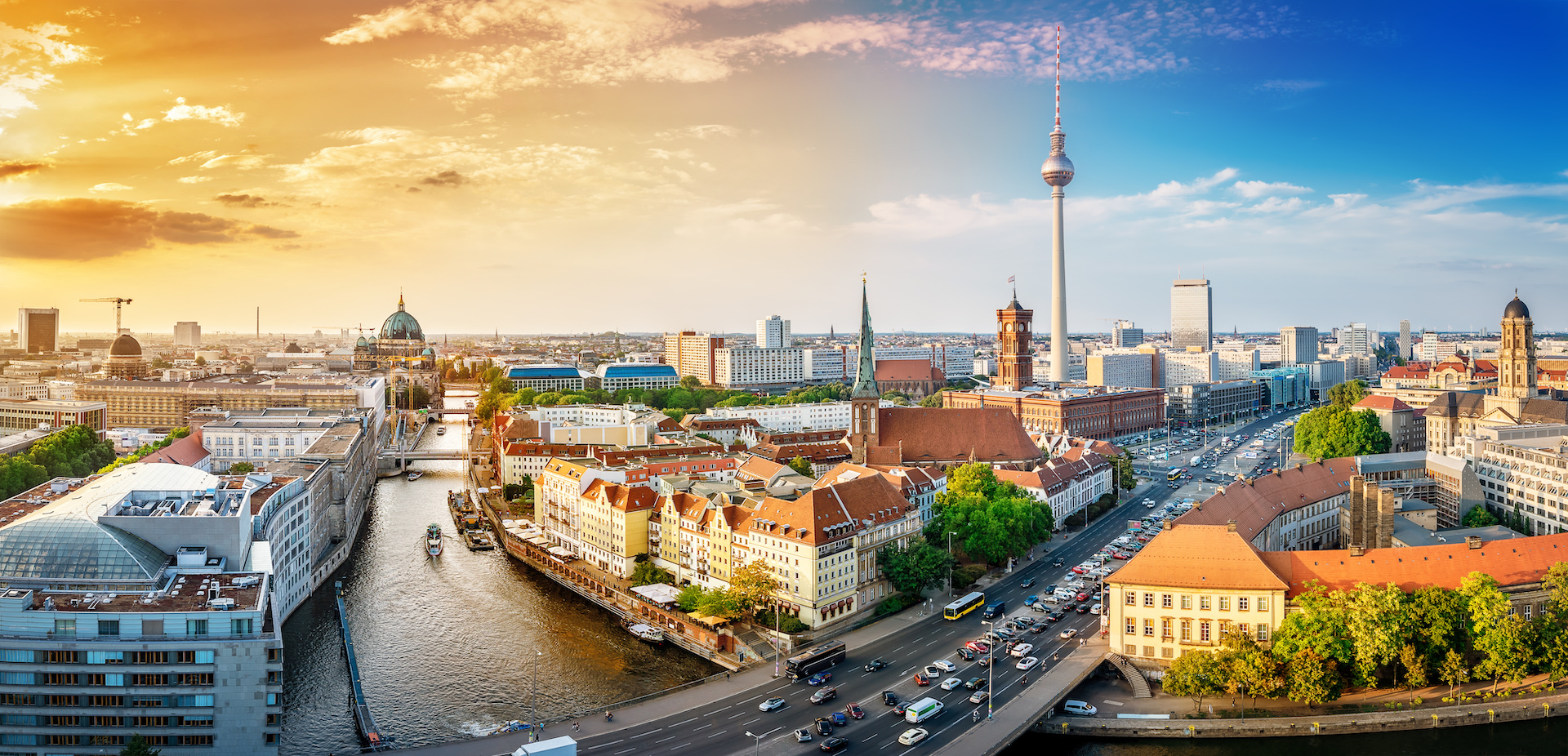 Panorama Blick über Berlin
