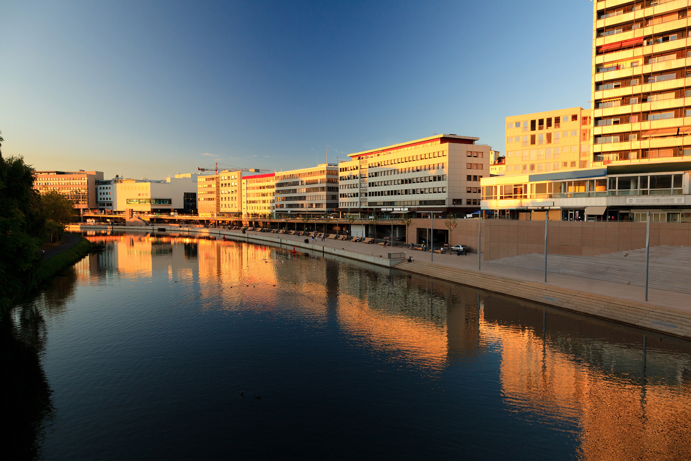 Die Saar in Saarbrücken