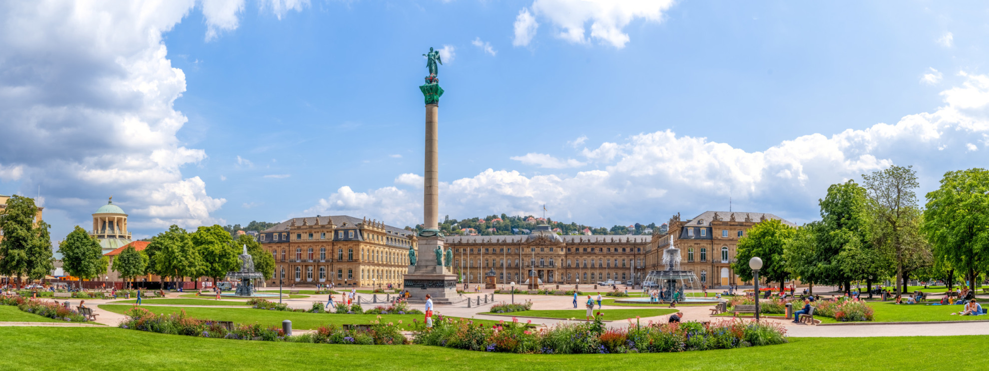 Schlossplatz in Stuttgart