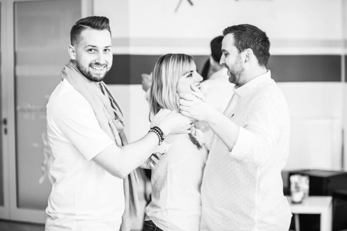 Tanzschule DanceEmotion Ein Paar tanzt in der Tanzschule DanceEmotion