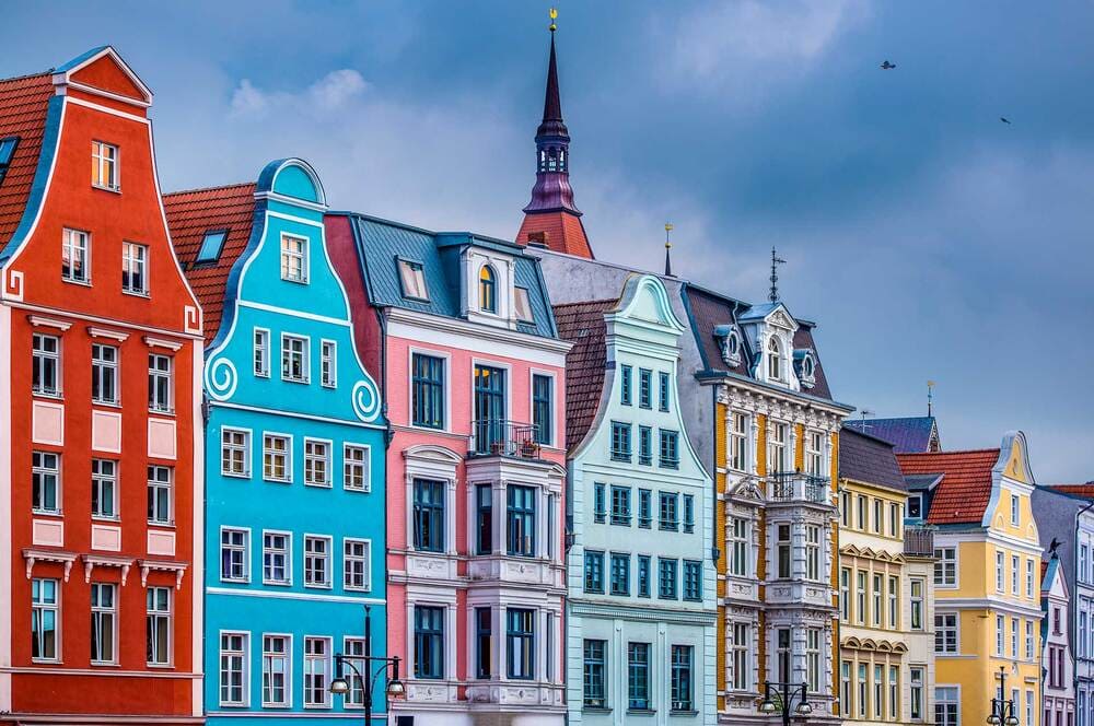 Blick auf Rostocker Altstadt