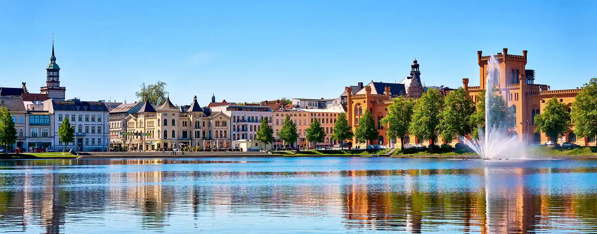 Panorama der Skyline von Schwerin
